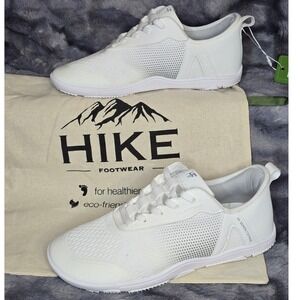 NWT HIKE Footwear HF Stride White Barefoot Unisex Sneakers Women SZ EU 40 US 9